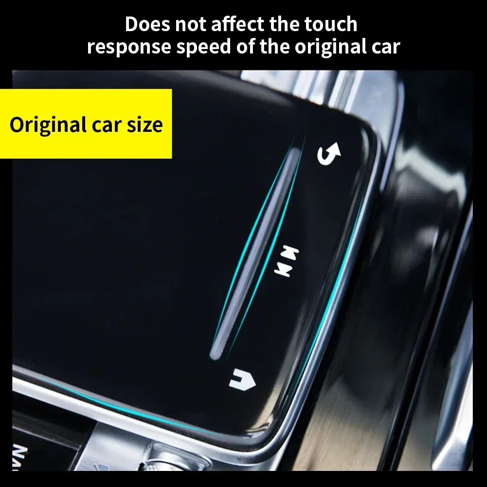 لمرسيدس بنز A B CLA GLE GLS GLB الفئة W177 W247 C118 W167 سيارة ملصق مركز وحدة التحكم الوسائط زر الماوس بولي TPU طبقة رقيقة واقية #3