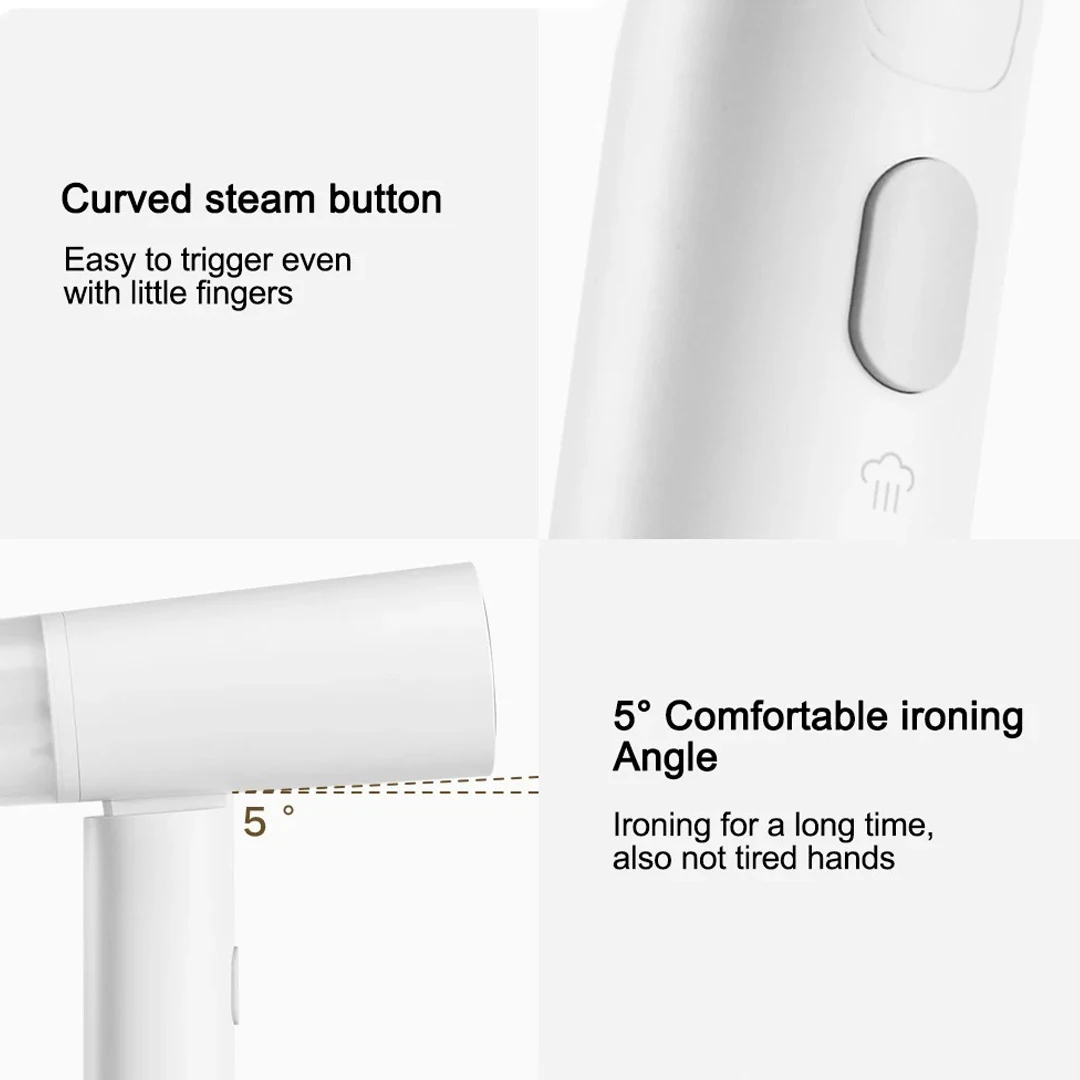 New XIAOMI MIJIA Handheld Garment Steamer 2 iron Home Electric Steam Cleaner Portable Foldable Mite Removal Flat Ironing Machine