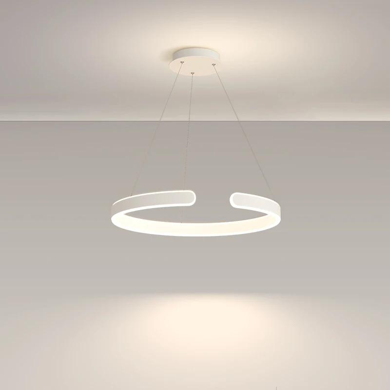 Modern LED Pendant Light, Sala de jantar, mesa central, cozinha, quarto, decoração minimalista, pendurado luminária