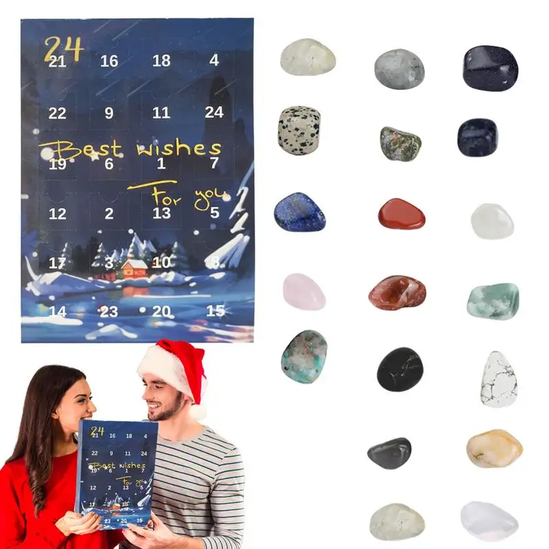 

Stone Advent Calendars To Christmas 2024 Crystal Stone Countdown Calendar 24 Days Christmas Calendar Countdown For Kid Adults