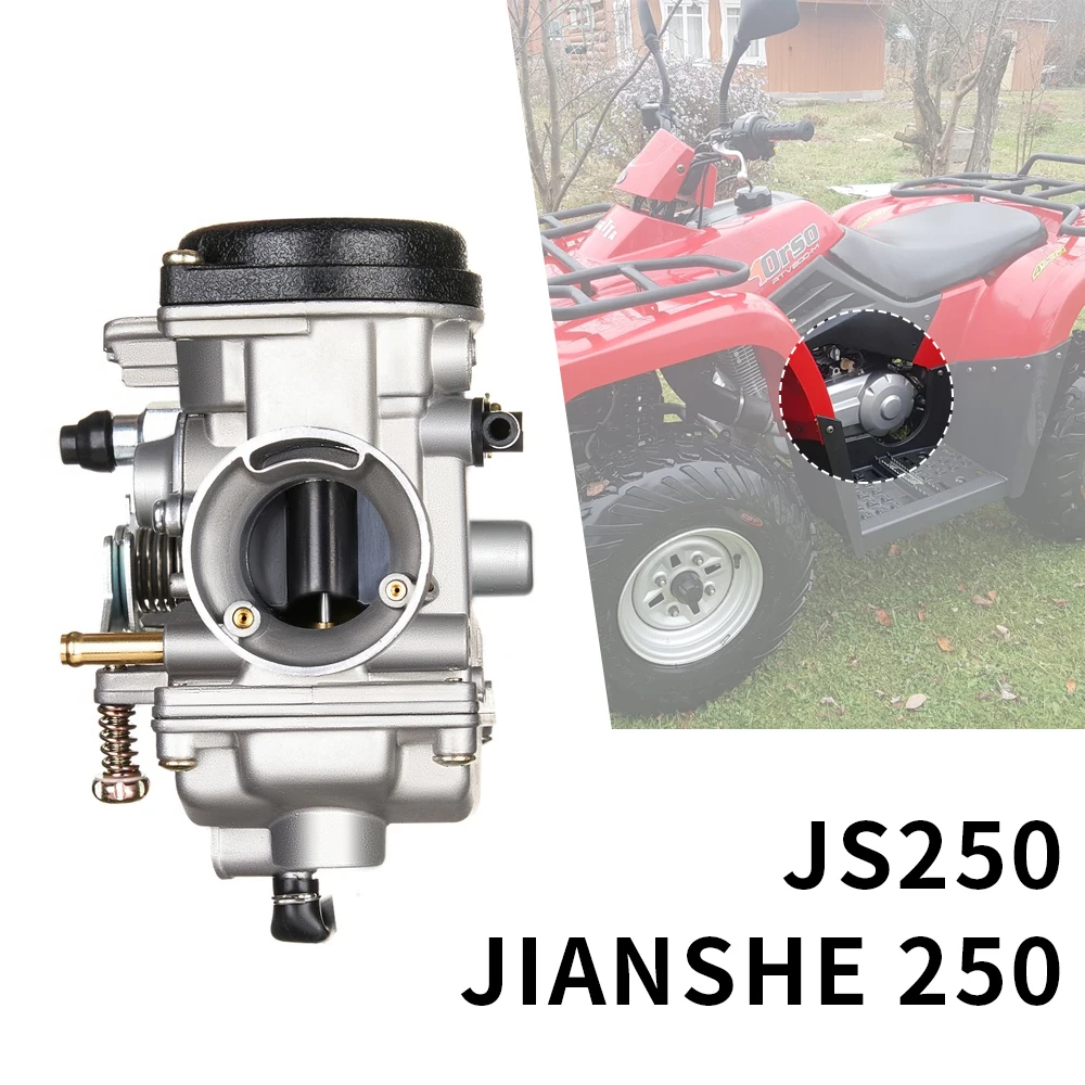 Gaźnik 30mm MV30 do JIANSHE QingQi 250 JS GXT 250 QM250GY ATV Quad Motercross części ręczne dławiki gaźnika Carb PD30