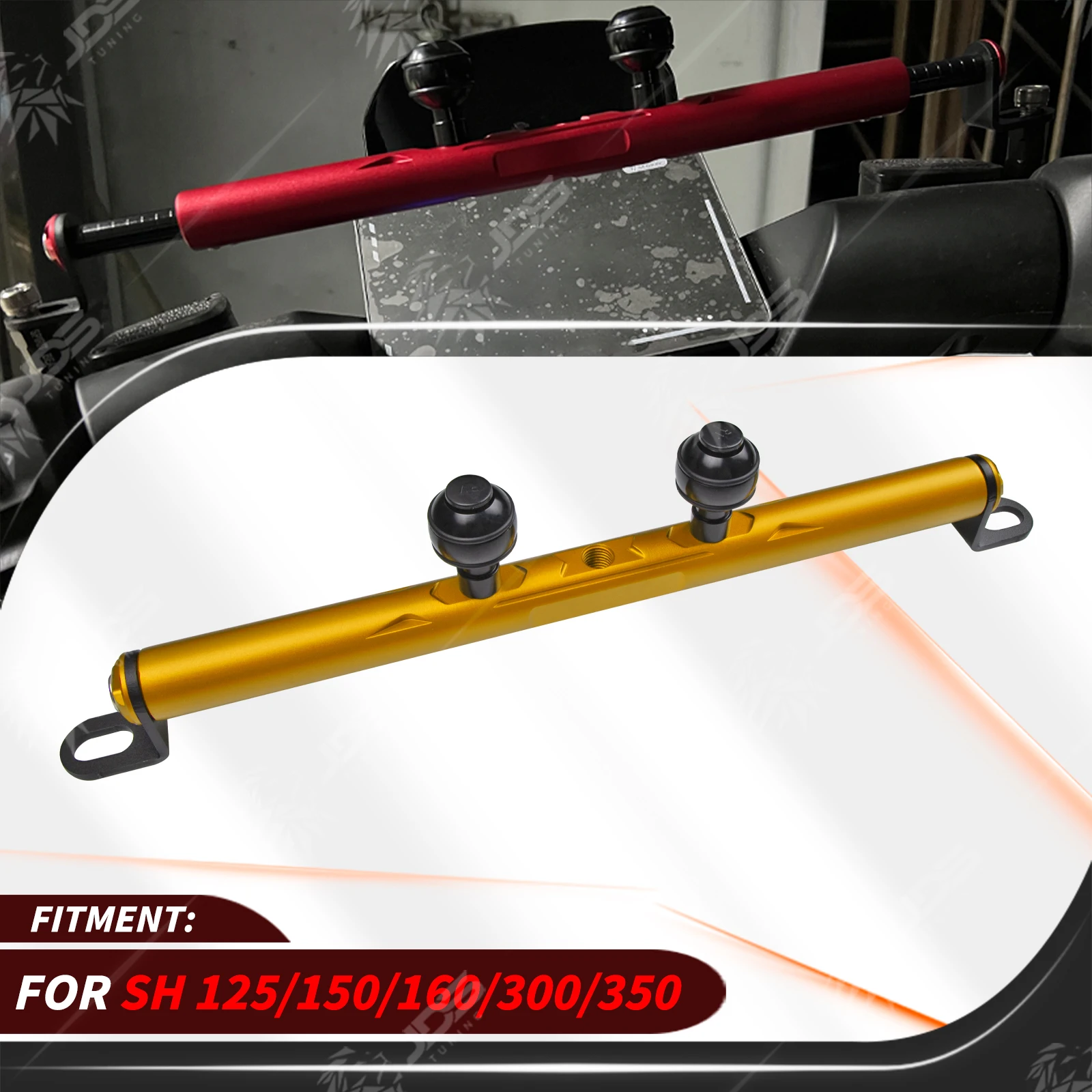 For HONDA SH 125/150/160/300/350 Crossbar Balance Beam Multifunction Bar Phone Holder Bracket Accessories Parts