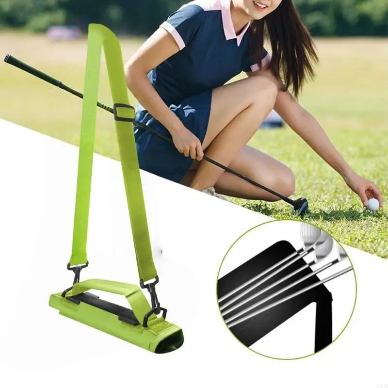 

Travel Golf Club, несущий сумку, мини -размер Организатор, просторный отсек ручный ремень плеча для спортивных энтузиастов 24BD