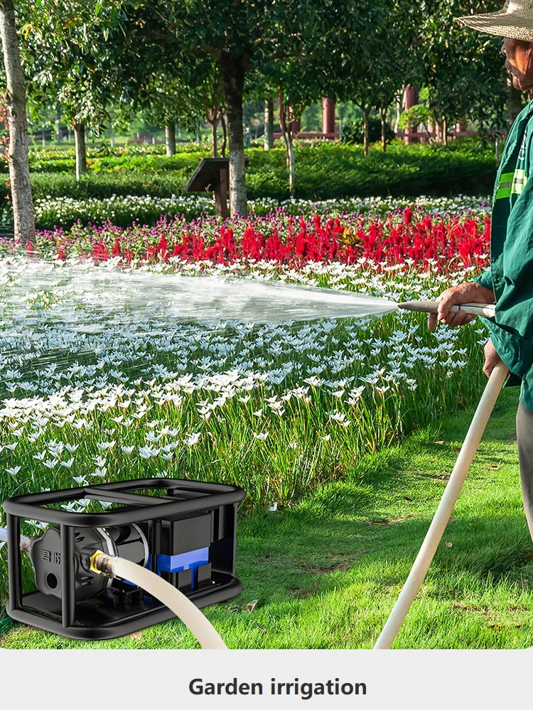 Imagem -05 - Pequeno Portátil Recarregável Bomba de Água Lavagem Carro Irrigação Pulverização Pesticidas Jardim Ferramentas Máquina Rega Agrícola 12v24v