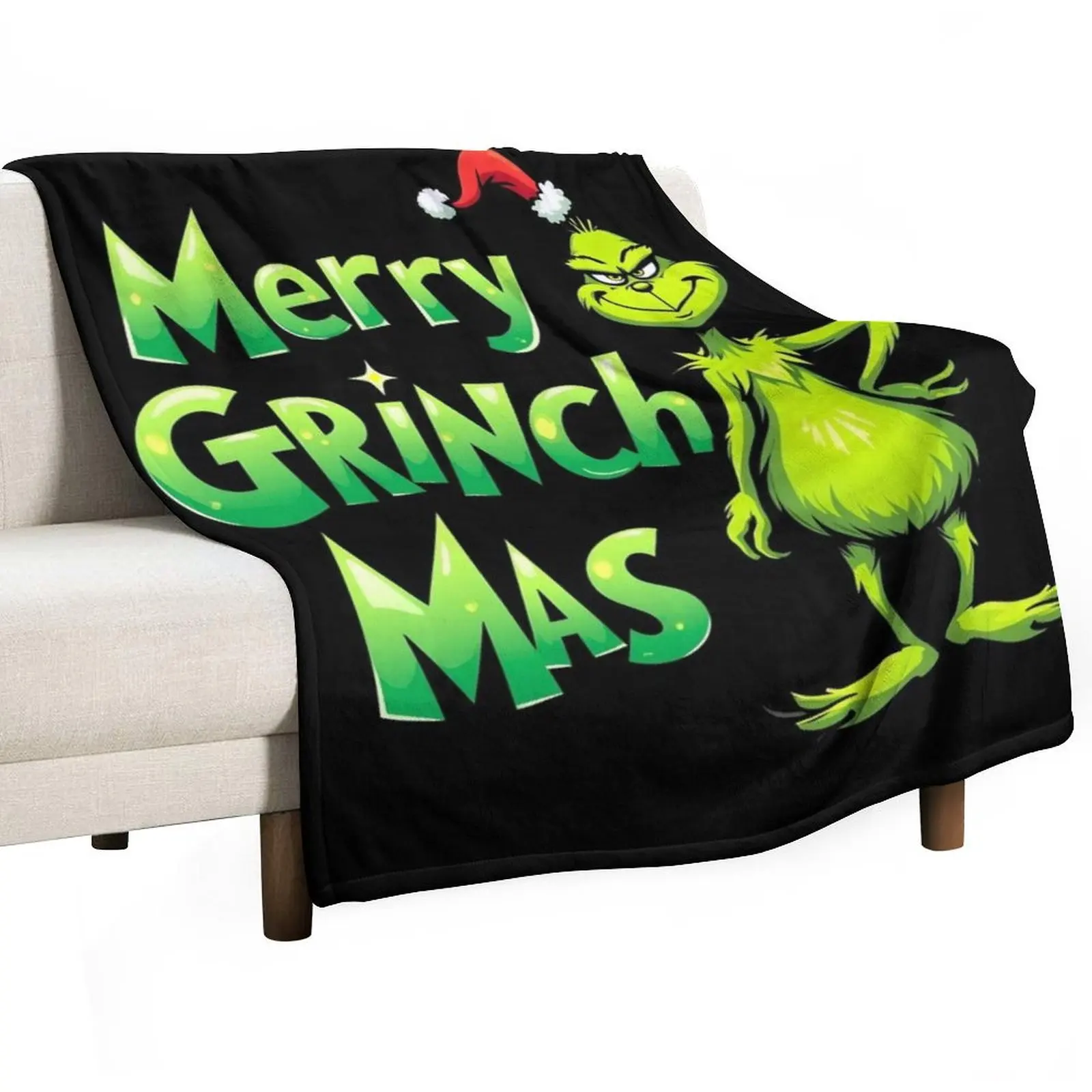 

Merry Grinchmas Throw Blanket wednesday Cute Hair For Baby Blankets