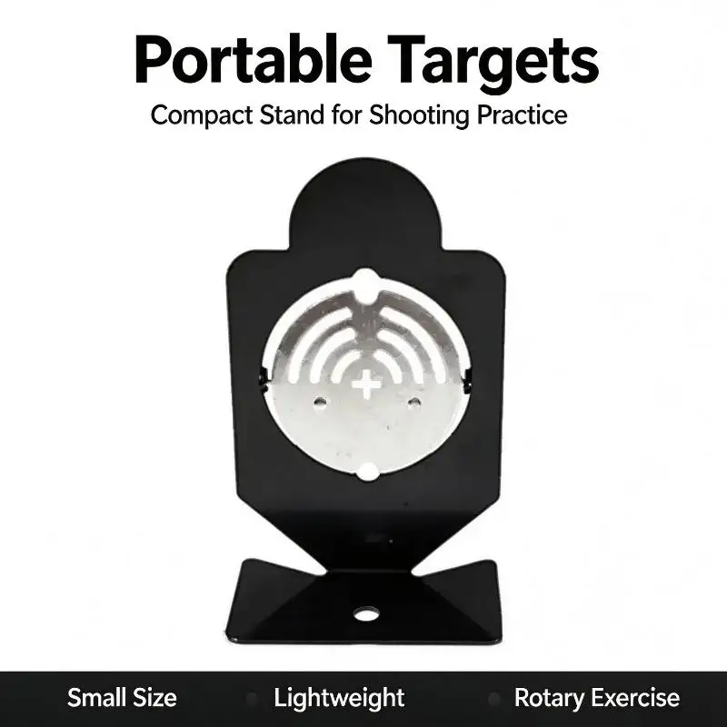Portable Small Rotary Practicing Targets, Compact Shoot Training Target For Indoor Hobby Practice Activity