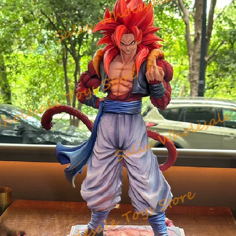 YS Np Studio لعبة دراغون بول Gt Ssj4 Gogeta الشكل سوبر سايان 4 Gogeta عمل أرقام بولي كلوريد الفينيل تمثال جمع نموذج اللعب الهدايا #4