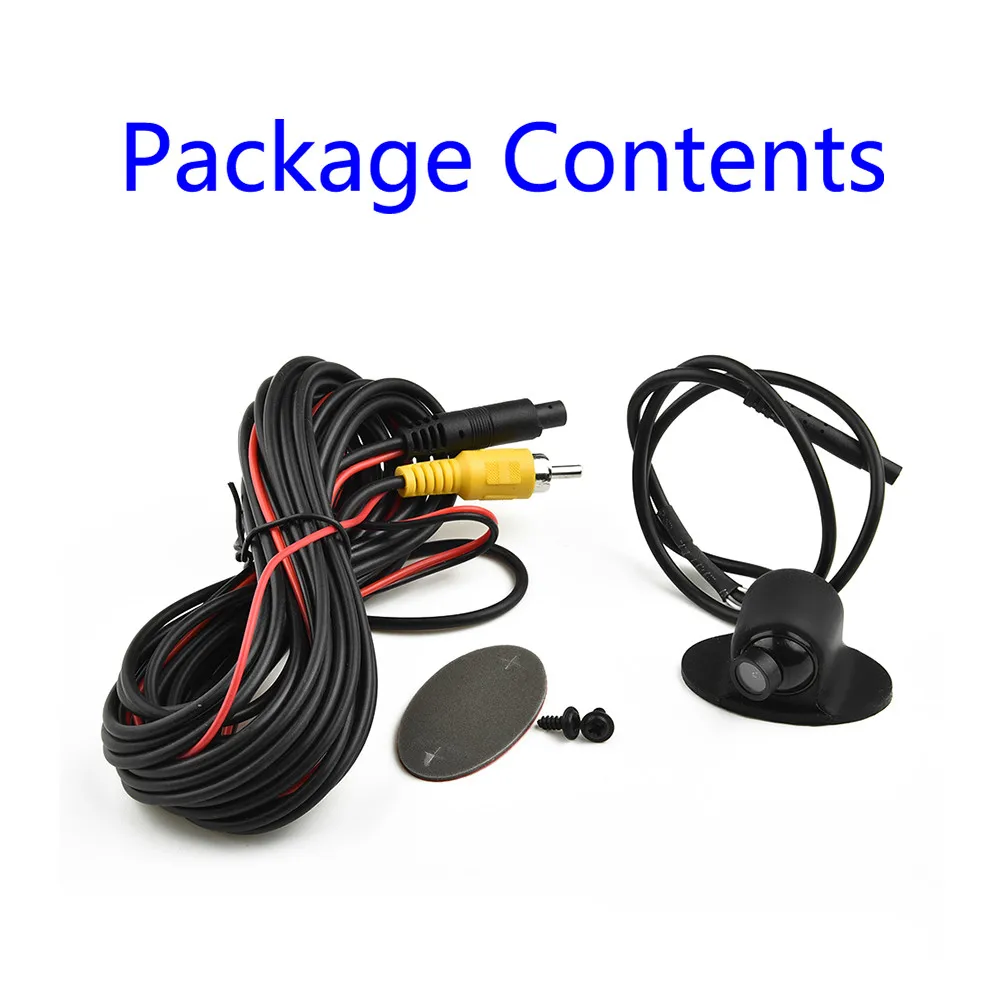 High Quality Reverse Camera Parts Accessory 45*25*25mm Fisheye Lens Design 1 PC 12V Waterproof Black Car Front