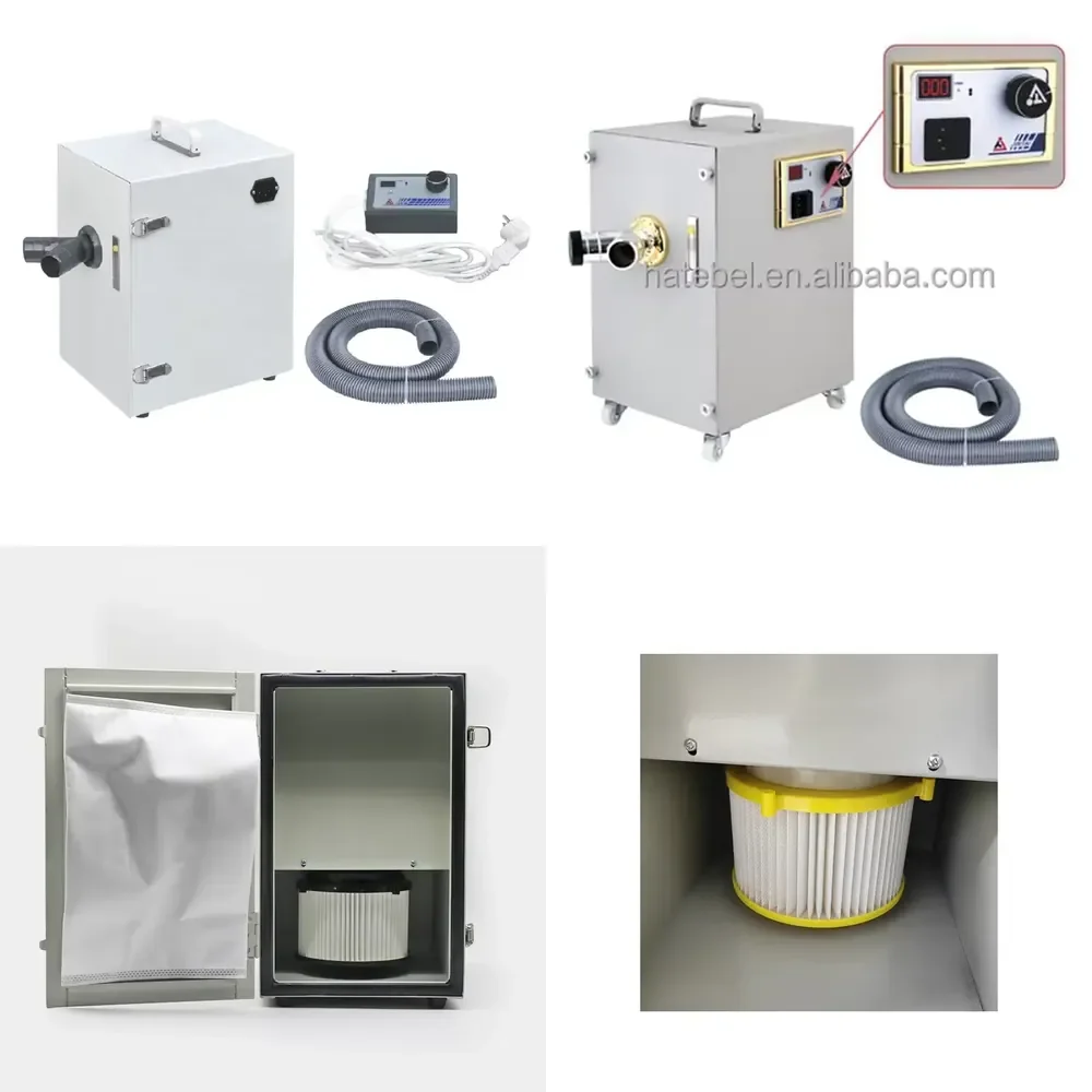 【2026】 Equipments Digital Dust Collector Double Impeller Vacuum Cleaner for Lab