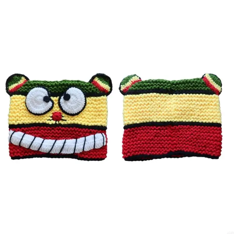 Kids Knit Head Wrap Thicken Whimsical Hat for Climbing Skiing Sports Headwear Oversized Headwear