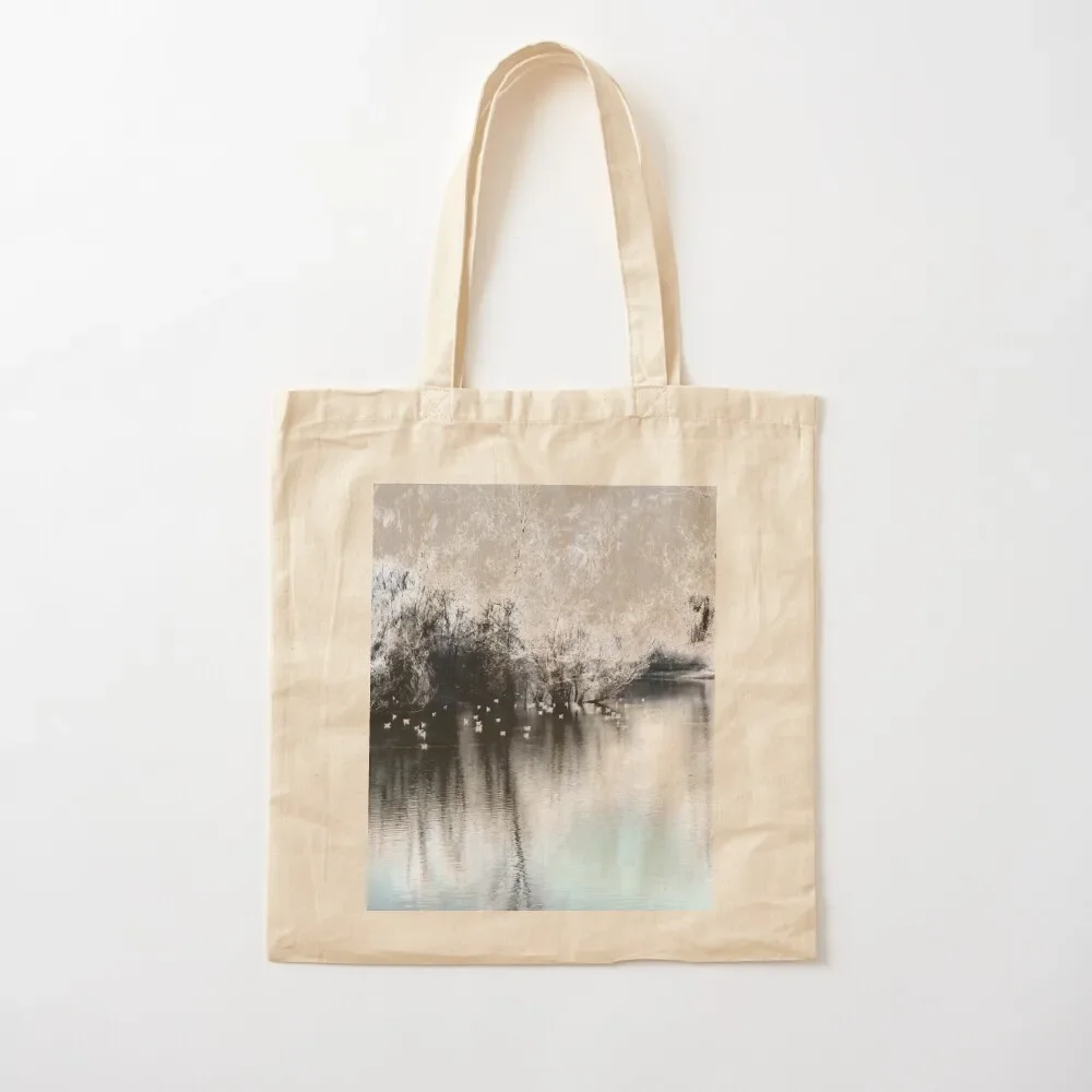 

Frozen lake Tote Bag shopper bags Lady bag great bag supermarket folding