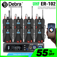 Debra Wireless IEM UHF ER102 in Ear Monitor System Singal Channel With Multiple Transmitter For Small Concerts And Home Theater.