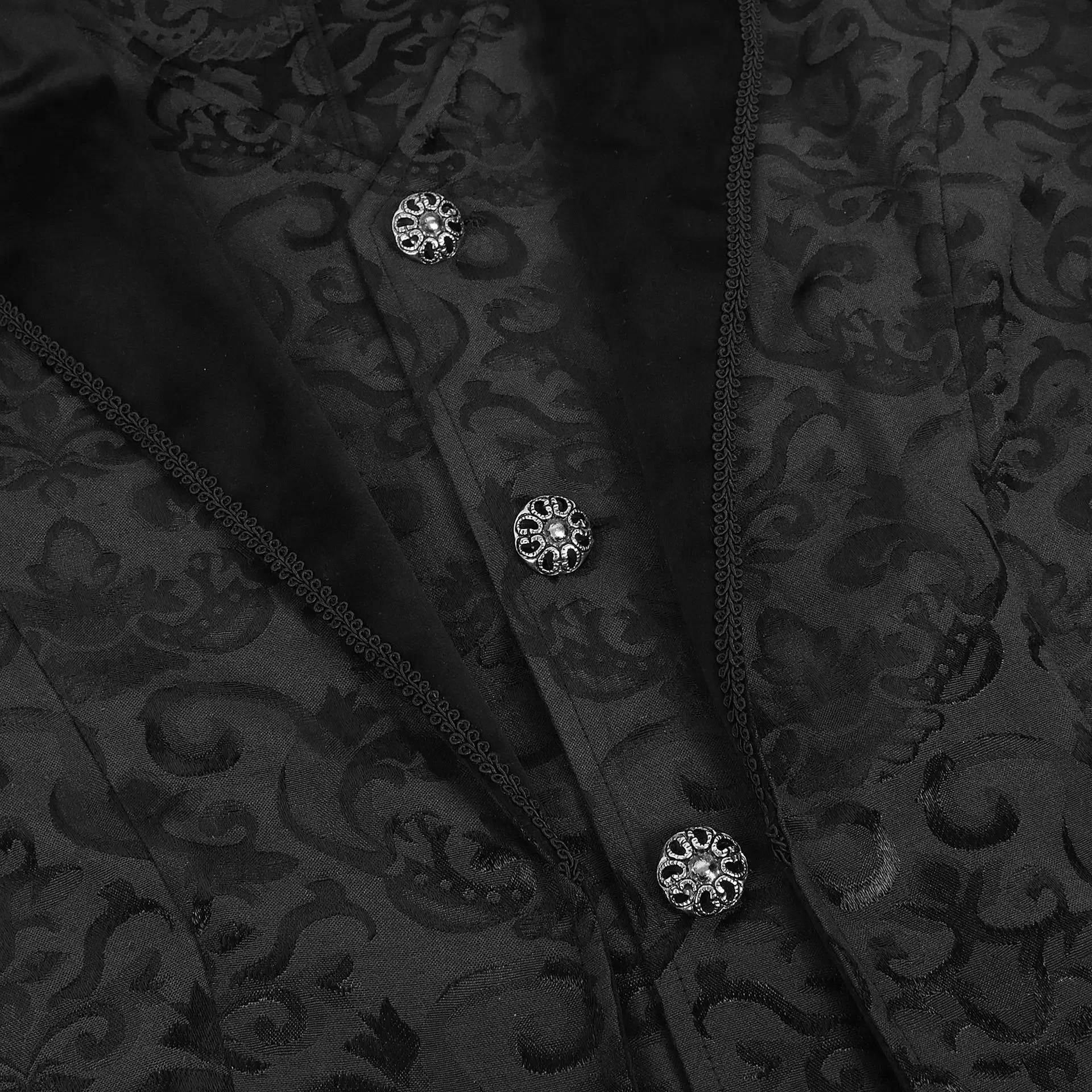 Giacca da frac retrò Steampunk da uomo di colore nero, uniforme gotica vittoriana dell'era, cosplay, costumi di Halloween