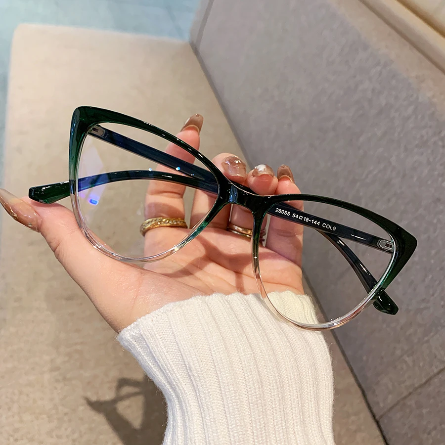 1 Stück Damen-Brille, schlicht, neu, modisch, Cat-Eye-Stil, trendig, exquisit, vielseitig, geeignet für den täglichen Gebrauch, Internet-Browsing, an