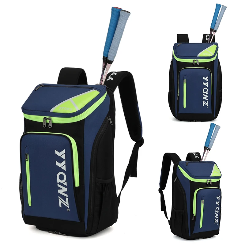 large-capacity-badminton-racket-bag-unisex-single-double-shoulder-backpack-3-pairs-professional-sports-equipment-badminton-bag