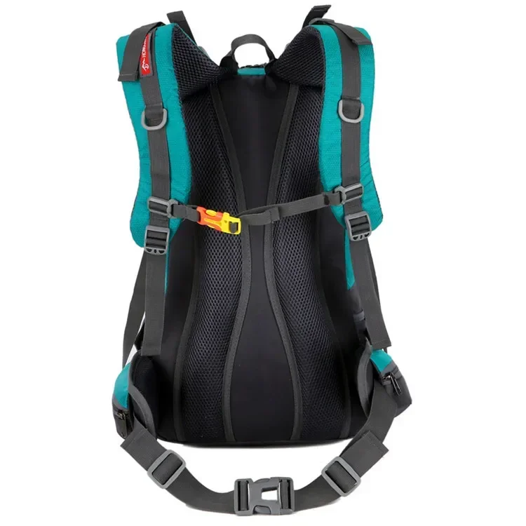 Escalada impermeável Bag com capa de chuva, Nylon Mochila, Outdoor Mochila Esporte, Camping, Viagem, Trekking Mochila, 40L, 50L, 60L