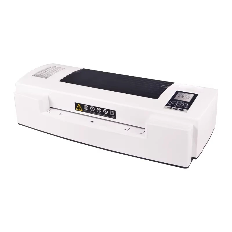 Six Roller Hot And Cold Laminator Machine A3 Size 12 Speed Adjustable For Home And Office Lamination Use
