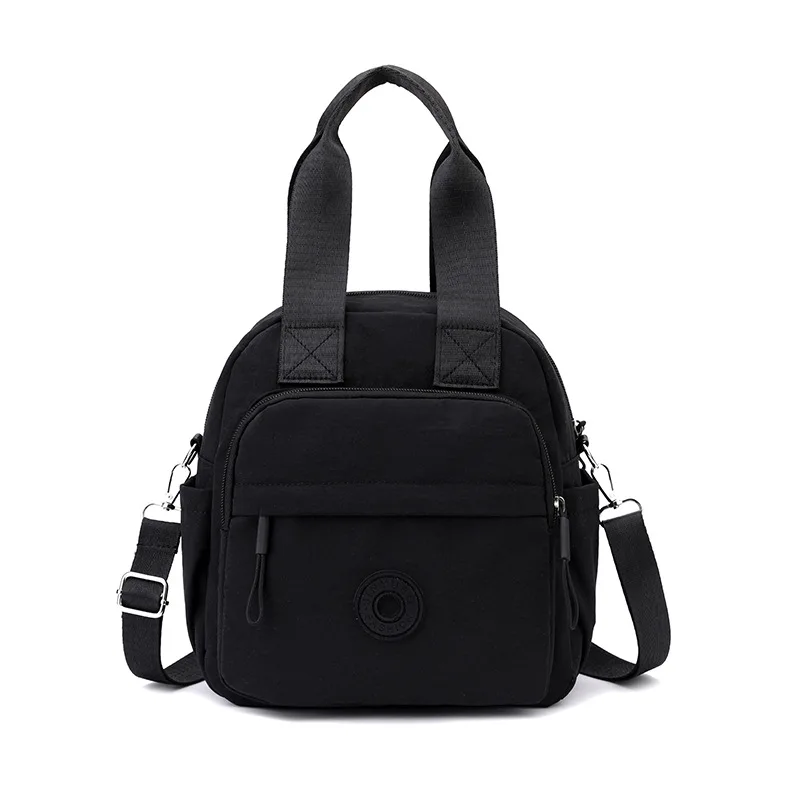 

Multi-Pocket Minimalist Tote Solid Color Shoulder Bag Crossbody Sustainable Polyester Airport Security Compliant Travel System