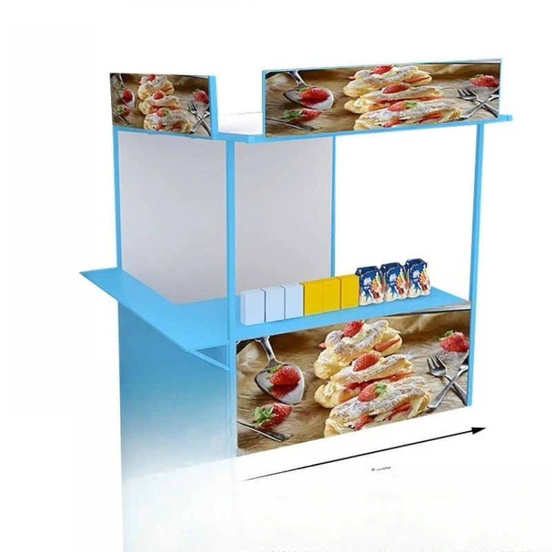 

Multifunctional square Commercial street Stall shelf Internet celebrity market Stall display stand Outdoor canopy table
