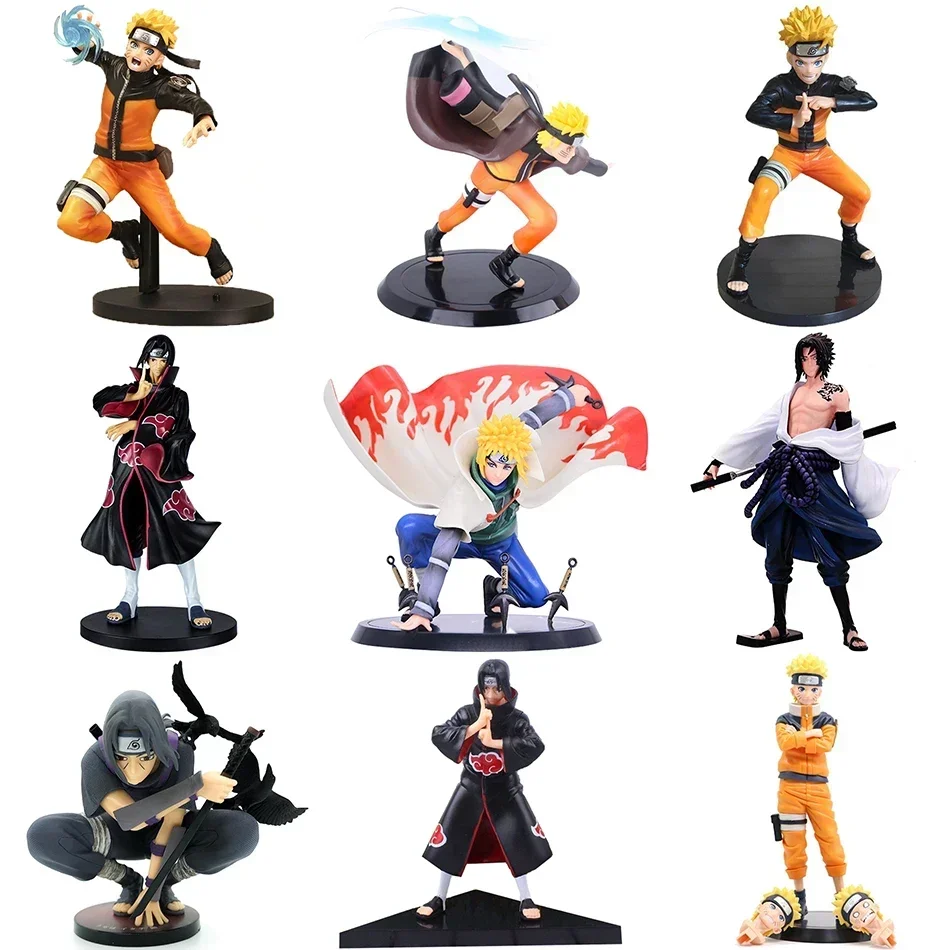 Figura de Anime de Naruto, Kakashi Sasuke Blind Box, Lucky Box, Mystery Box, el mejor regalo, figuritas exquisitas