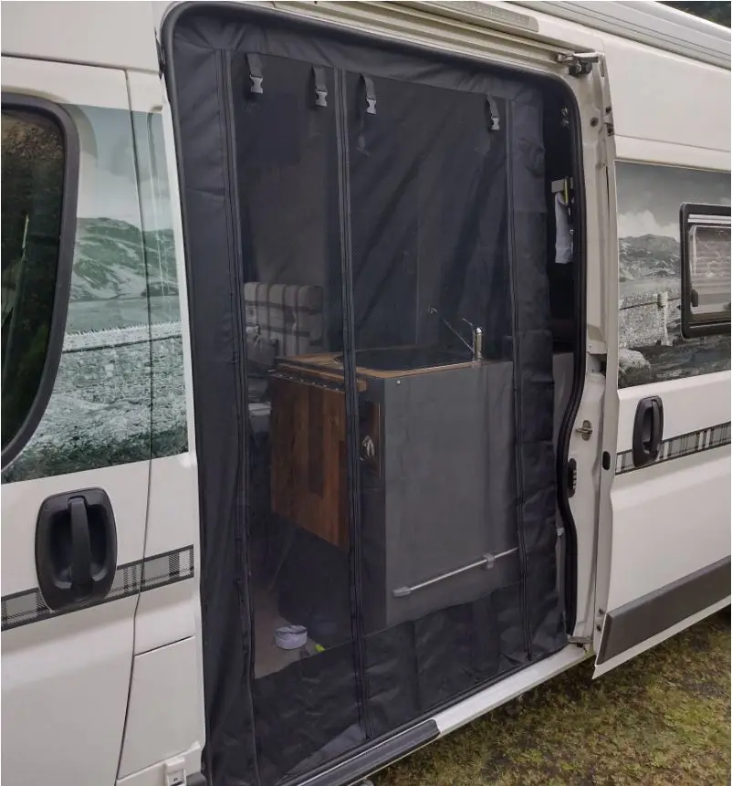 Ekran przeciw muchom na komary do standardowego Camper dachowego siatka moskitiera dla Fiat Ducato Peugeot Boxer Citroen przekaźnik