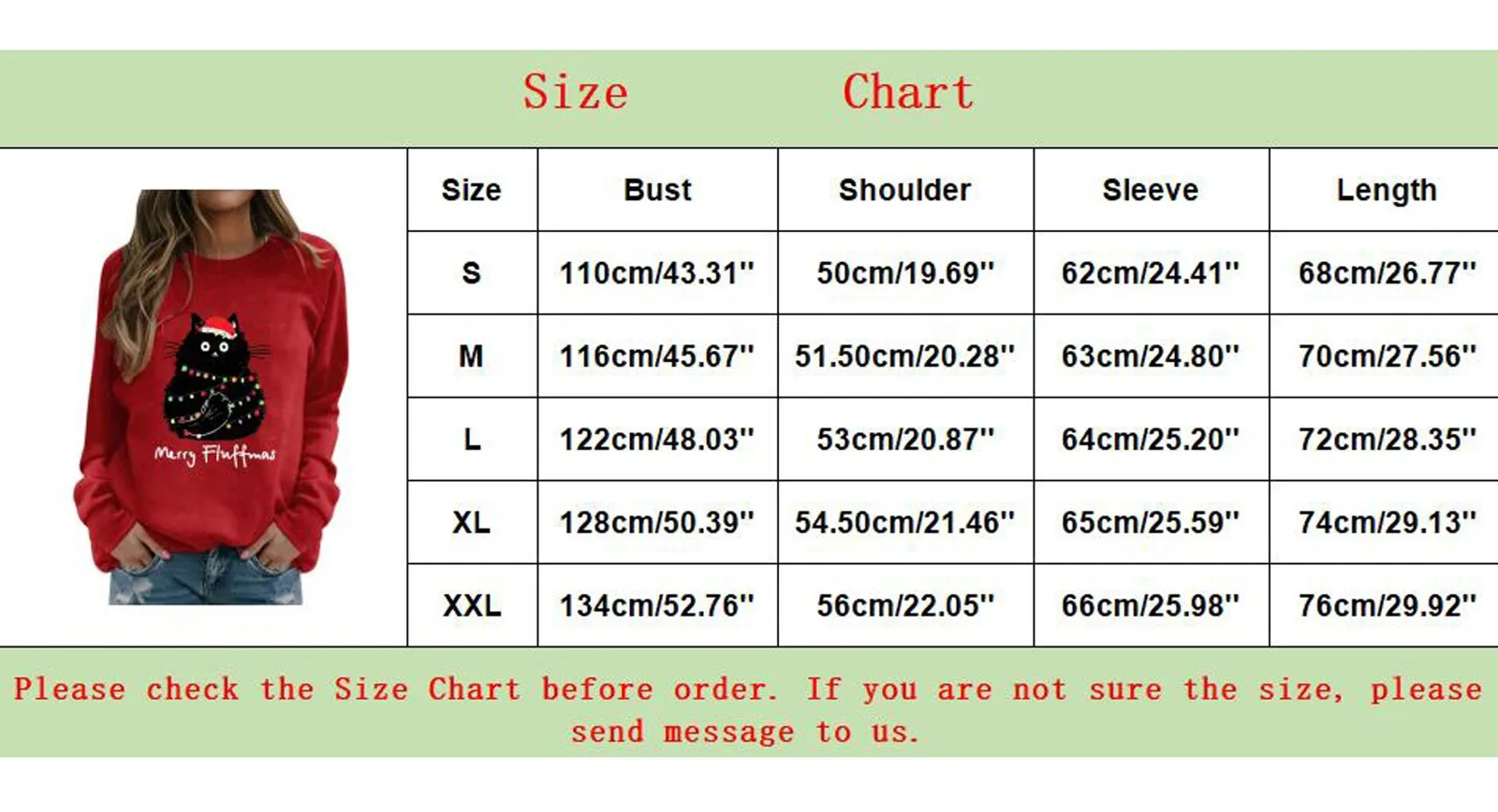 Cute Cartoon Cat Print Long Sleeve O-Neck Sweatshirt 2024 Women Autumn Warm Casual Pullover Top Christmas Oversize Loose Clothes