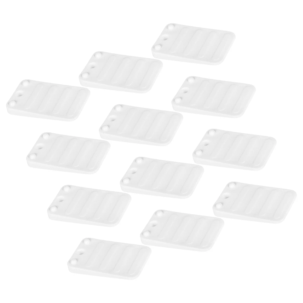

12pcs niture Levelers Plastic Shims for Uneven Floors Table Leg Booster Pad Wedge Leveling Fix Wobbly Stabilize