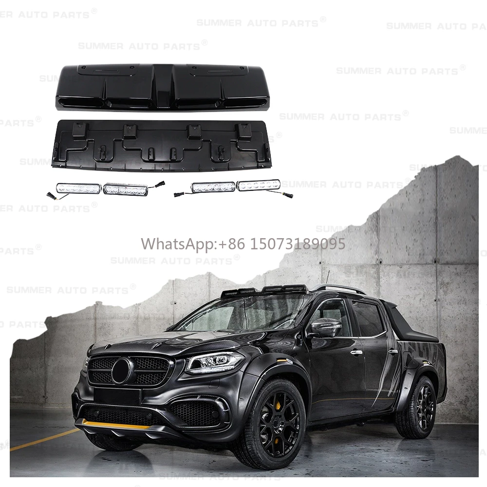 

Летние автозапчасти, верхняя лампа для пикапа автомобиля, 4 линзы, светодиодный светильник на крышу автомобиля для Mercedes X Class, аксессуары