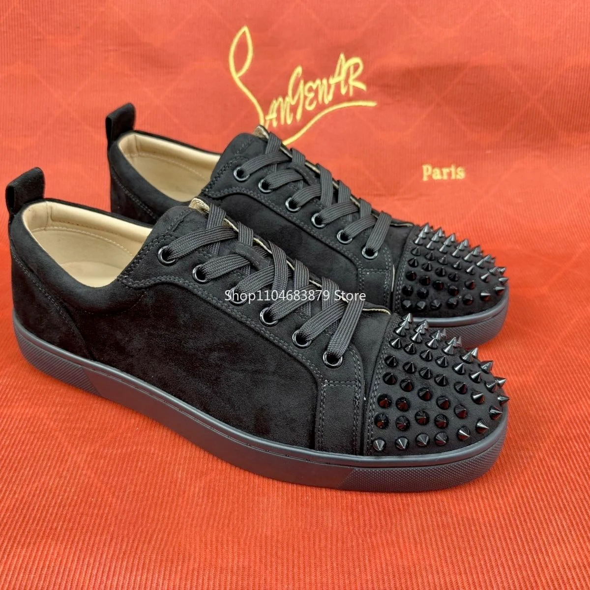 Scarpe da skateboard casual da uomo e da donna Rivetti Suola rossa Scarpe da ginnastica casual di marca di moda versatili e alla moda