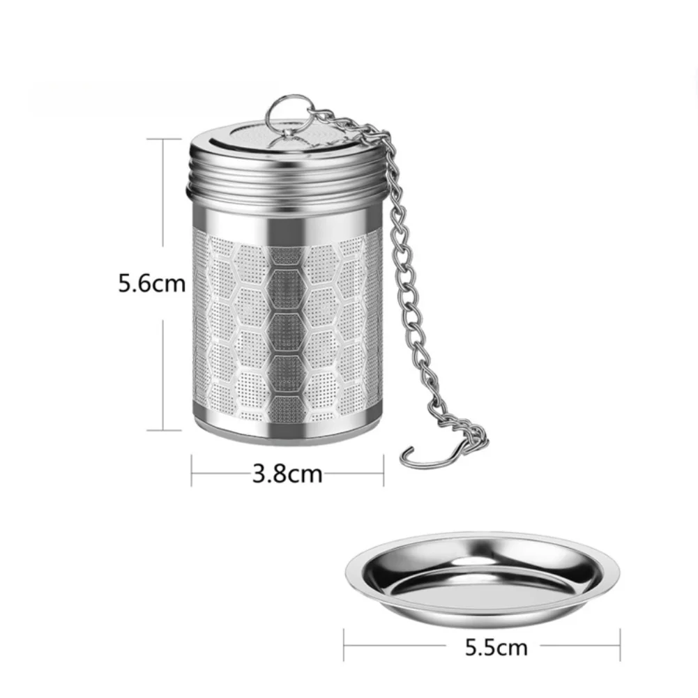 Compact Stainless Steel Tea Strainer with Fine Mesh Design for Efficient Tea Leaf Separation Reusable and Lightweight