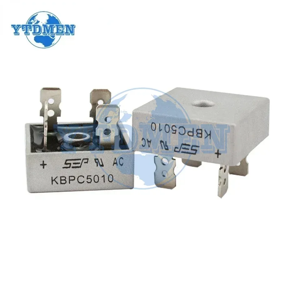 4-10PCS Diode Bridge Rectifier KBPC5010 50A 1000V Rectifiers Electronics Kit