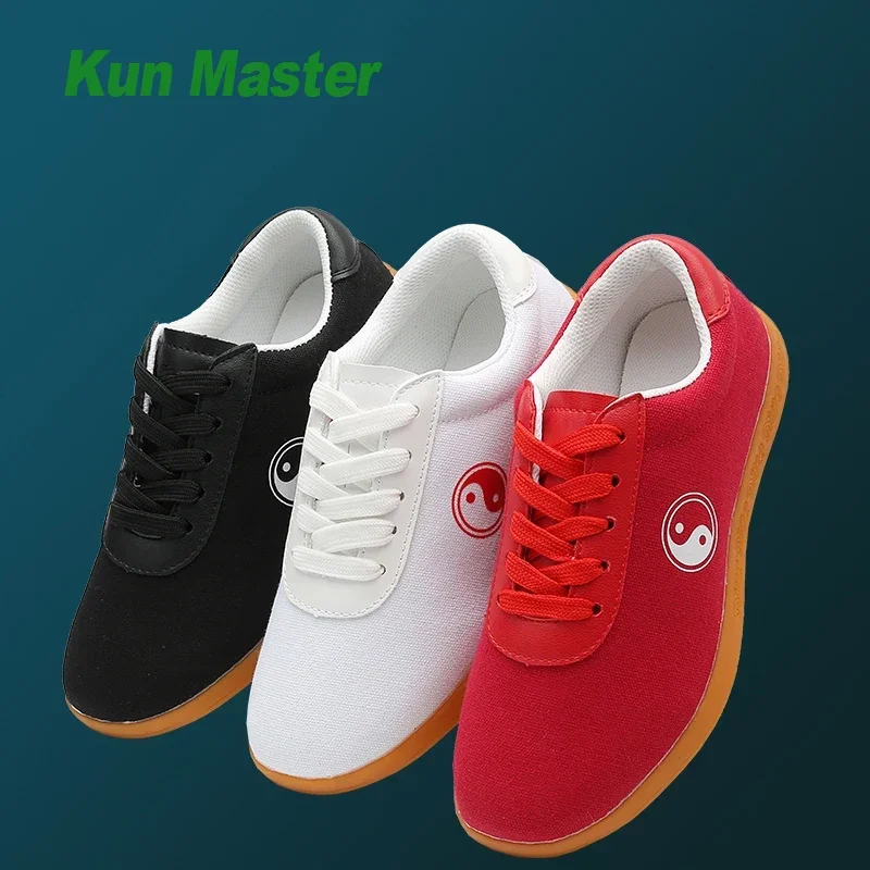 

Canvas Kung Fu Shoes Tai Chi Wing Chun Chinese Traditional Martial Arts Sports Sneakers Cotten Fabric Breathable Black White Red