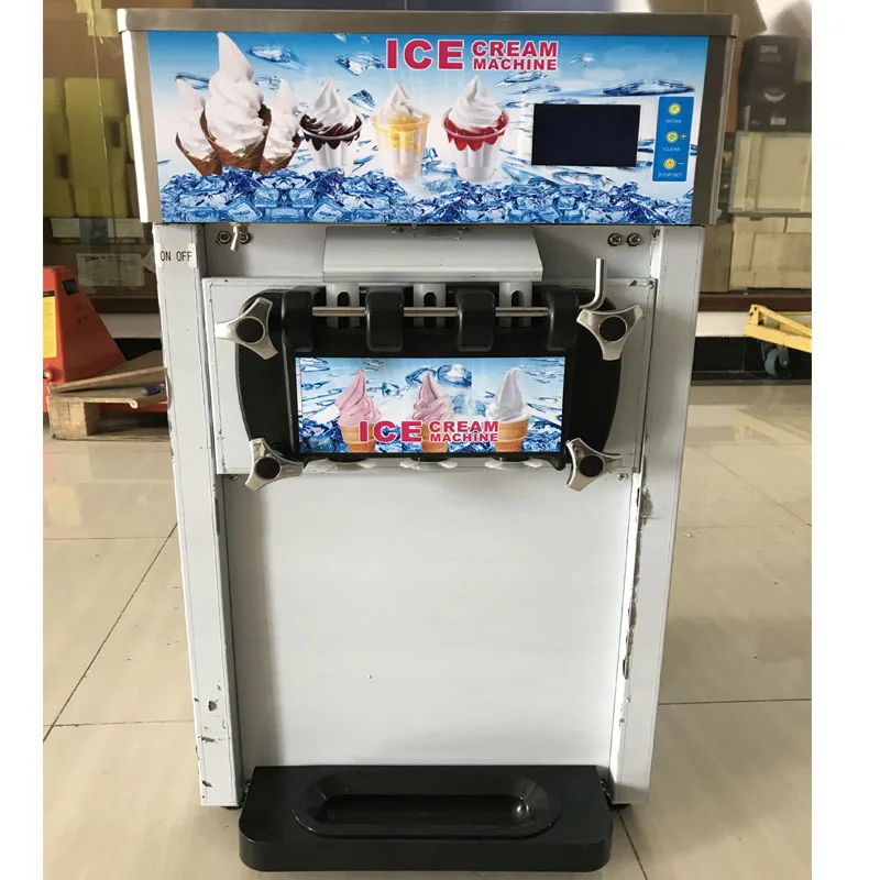 3 flavors Ice cream maker Commercial automatic ice cream machine Small soft ice cream machine 220V/110V