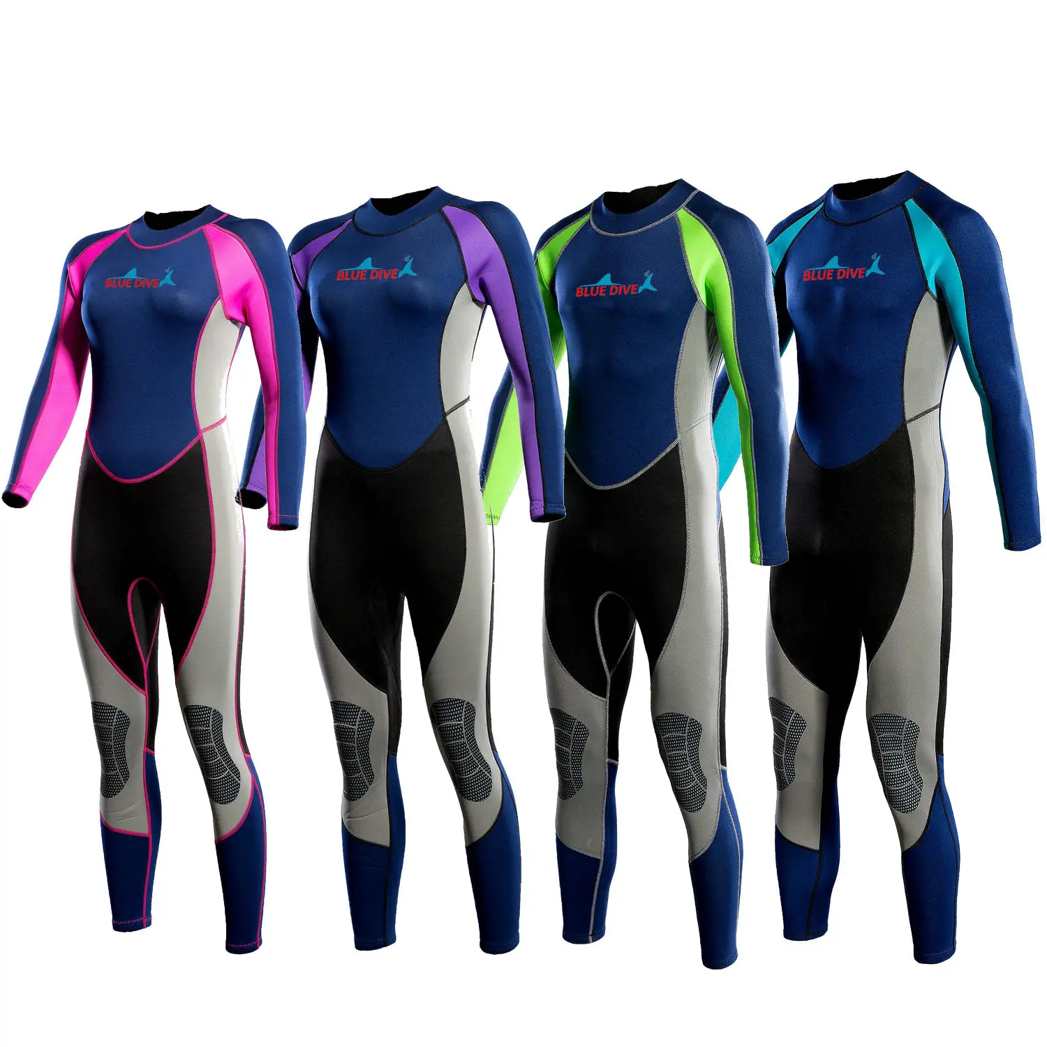 

2mm Neoprene Snorkeling Suit Warm Anti-Jellyfish Cold-Proof One-Piece Back Zipper Wetsuit For Swimming Drifting Surfing