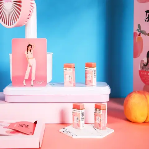 M&G 4B Rosa Suddgummi Student Test Gummi Allmänt Suddgummi Skolmaterial 1 styck för Studentkontor 10 best sales rosa suddgummi - №5