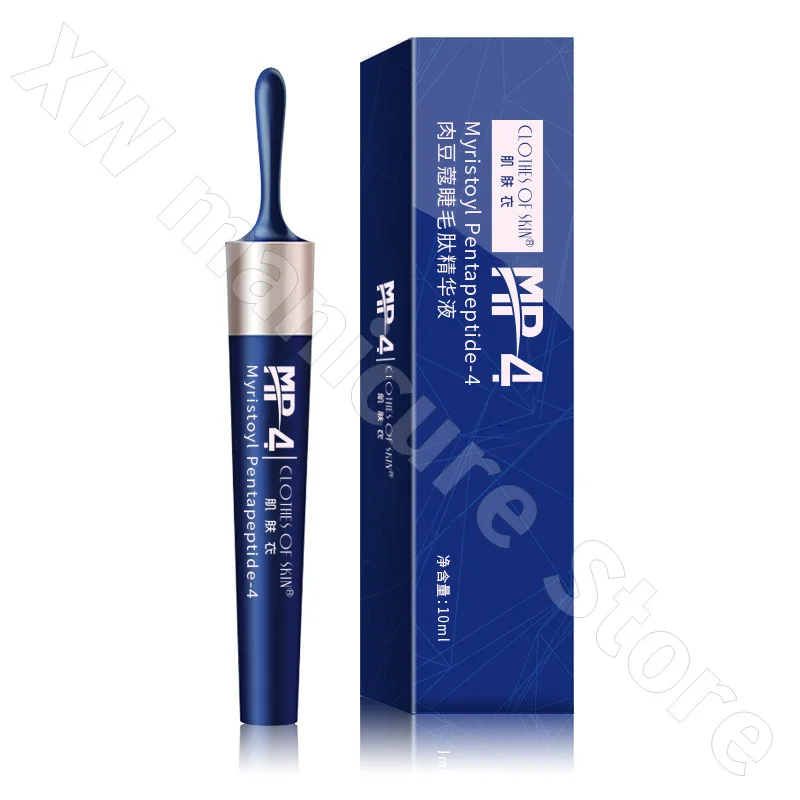 Płyn do rzęs Nutmeg Eyelash Nutrition Acyl Pentapeptide Mascara Naturalny, wydłużający, pogrubiający, podkręcający tusz do rzęs z polipeptydami MP4, 10 ml