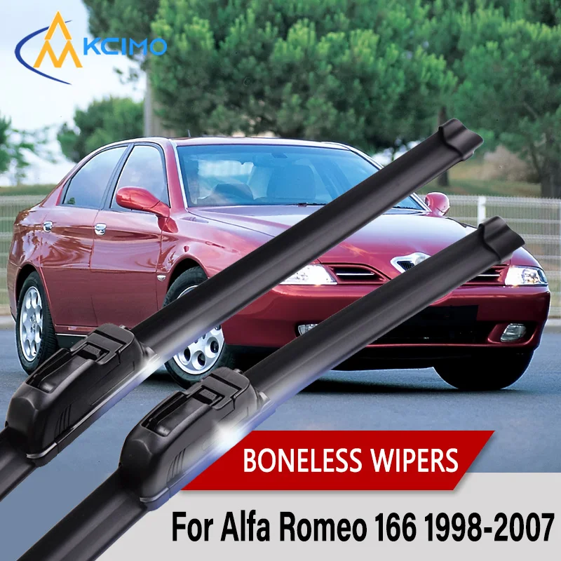 

Car Wiper For Alfa Romeo 166 1998-2007 Wiper U-type Soft Rubber Boneless Wiper HD Quiet Durable Automotive Wiper 21"+19"