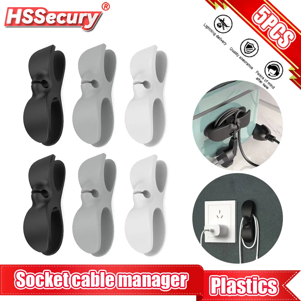 ม้วนสายเคเบิลลวดสำหรับเครื่องใช้ในครัวสาย W rapper การจัดการสายเคเบิลคลิป H older สำหรับหม้อทอด Air fryer เครื่องชงกาแฟผู้ให้บริการลวด