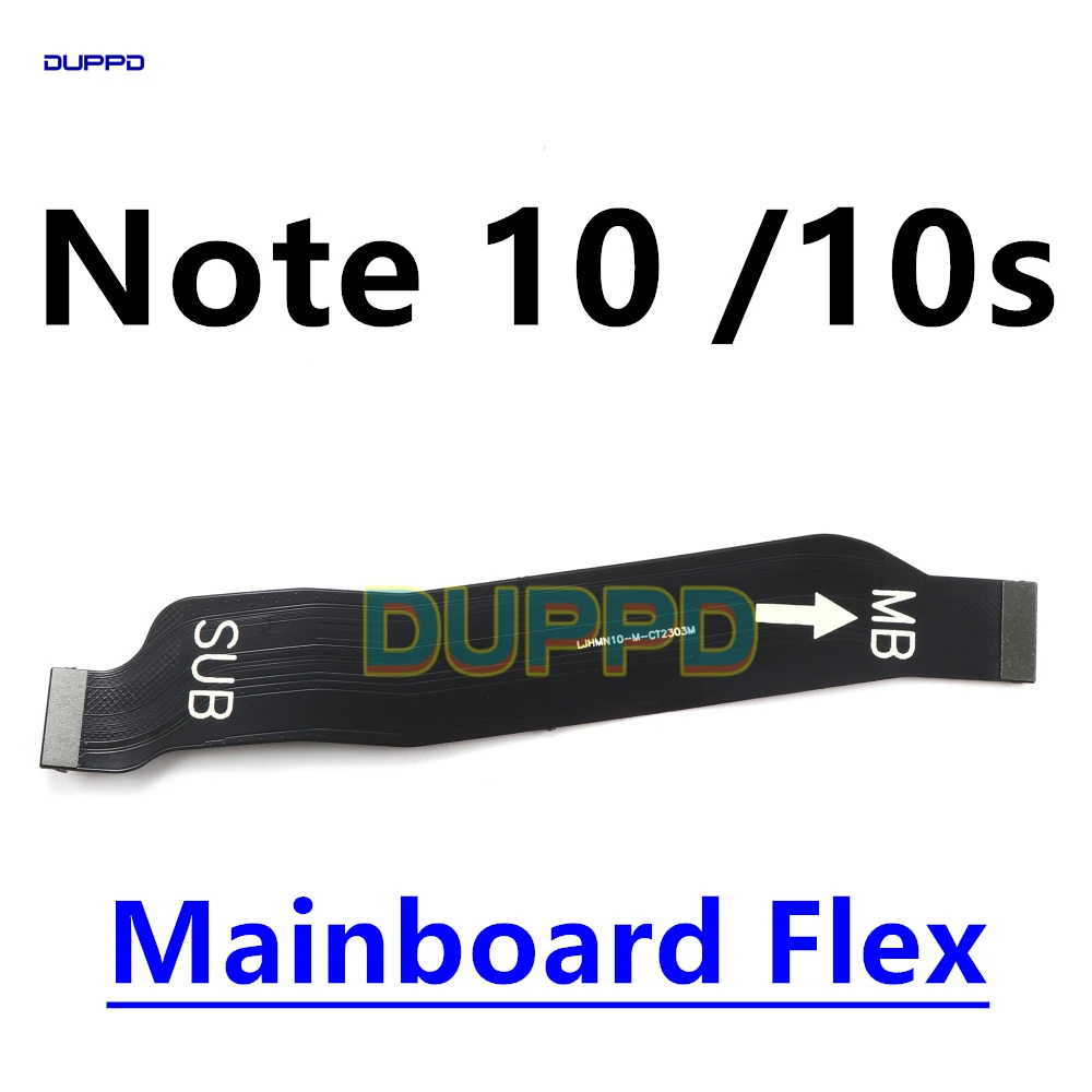 For Xiaomi Redmi Note 10 10s Note10 MainBoard Connect Ribbon LCD Display USB Charging Port Connector Main board Flex Cable