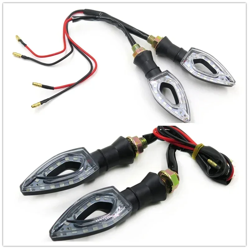 

Motorcycle Parts Turn Signal Lights Indicator 12V for Yamaha Honda Suzuki Kawasaki W/ 10mm Bolt Thread