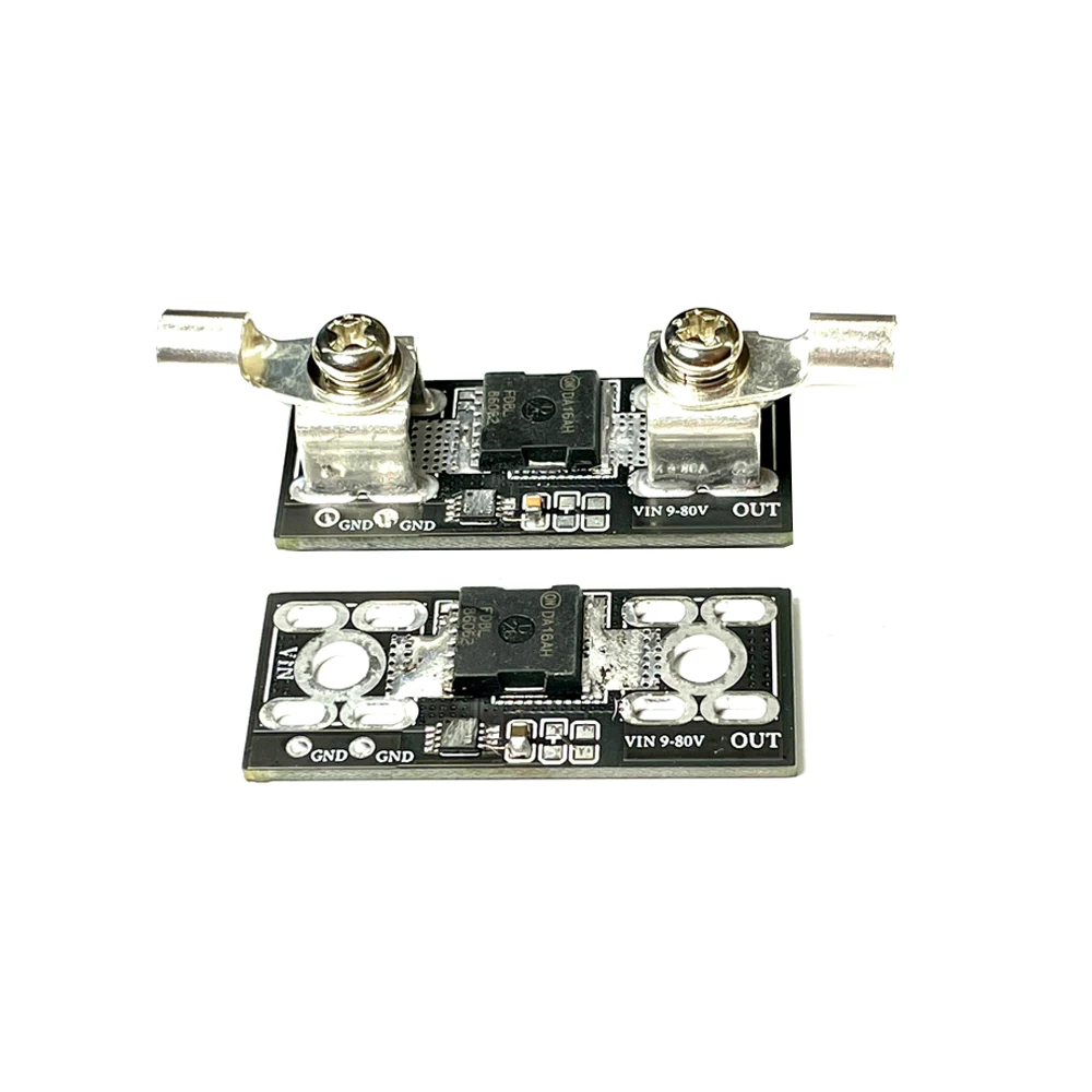 

9-80V 50A High Current Ideal Diode Module Solar Anti-reverse Charging Anti-Reverse Current Protection with Binding Post