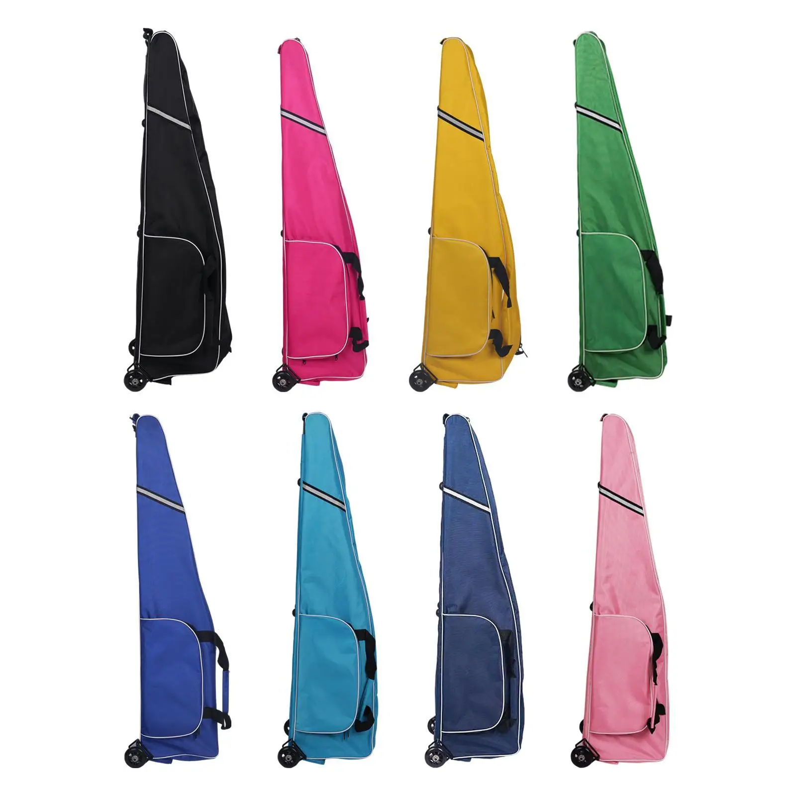 Durable Fencing Roller Bag Reinforced Oxford Cloth Gear Organizer Easy Carry Travel Case for Practice and Matches