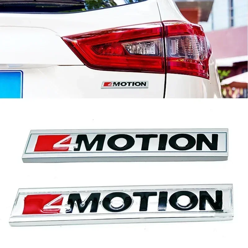 

3D 4MOTION Logo Metal Car Rear Trunk Emblem Badge Sticker Accessories for Volkswagen GOLF Polo Tiguan Jetta Magotan Passat