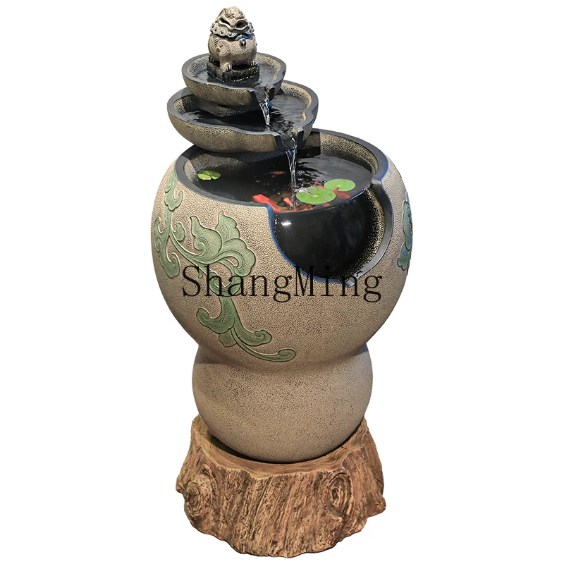

SM flowing water landscape new Chinese-style indoor living room office decoration circulating water generation ornaments