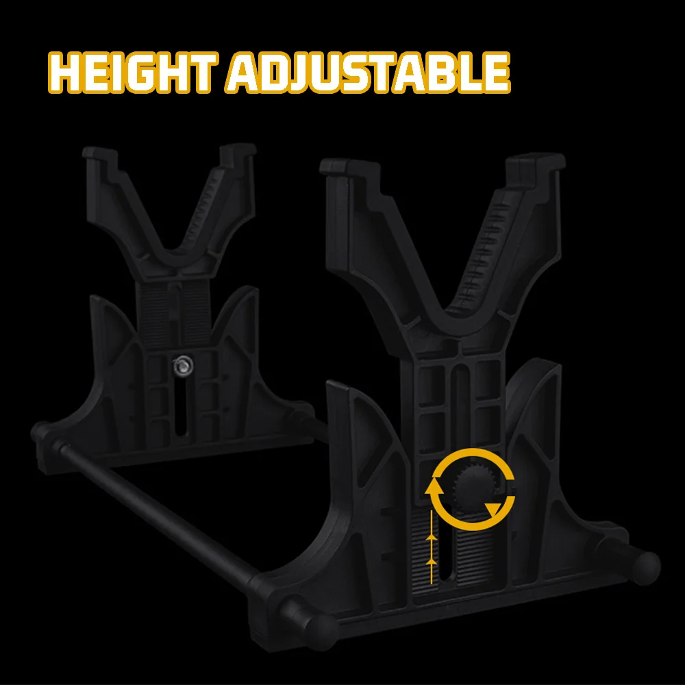 Dual-purpose Shooting Rest Tactical Airsoft Display Stand Height Adjustment Bench and Stand for Rifle Easy Assembly Disassembly