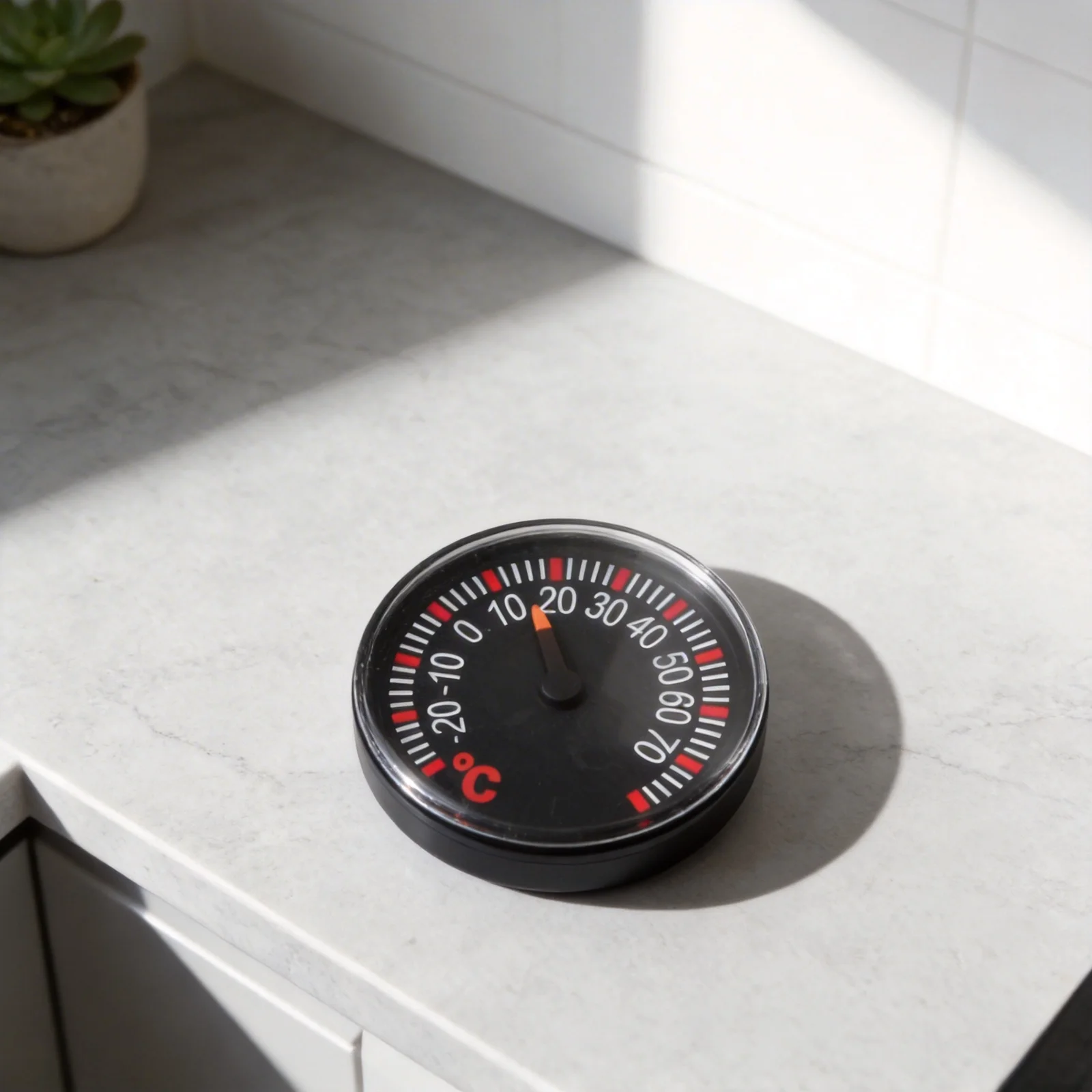Casement Thermometer High Precision Thermometer High Accuracy Wear-resistant Graduated Disc Measurement Garden