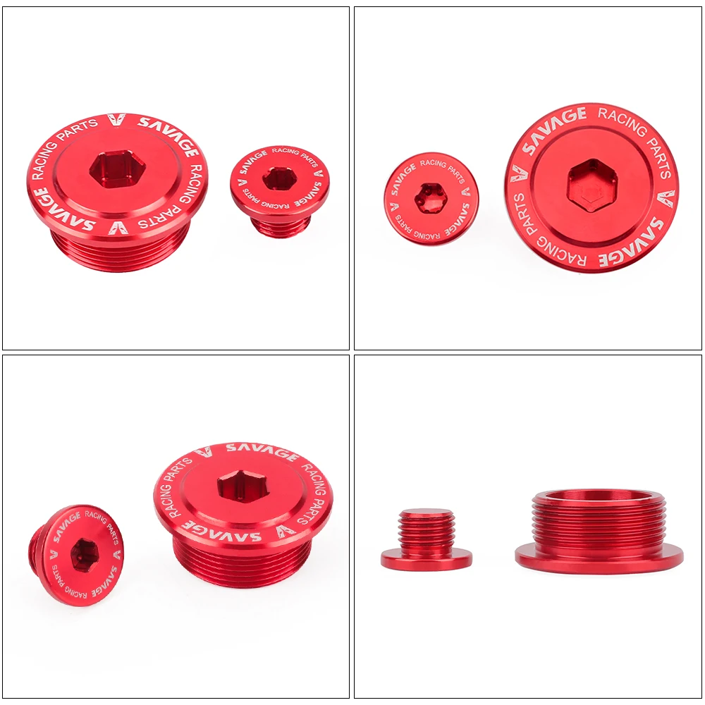 Cubierta del cárter del motor tornillo recto para HONDA XR150L XR125L XR190L CRF250F CRF150F CRF125F CRF XR 125 150 tapa de enchufe de motocicleta