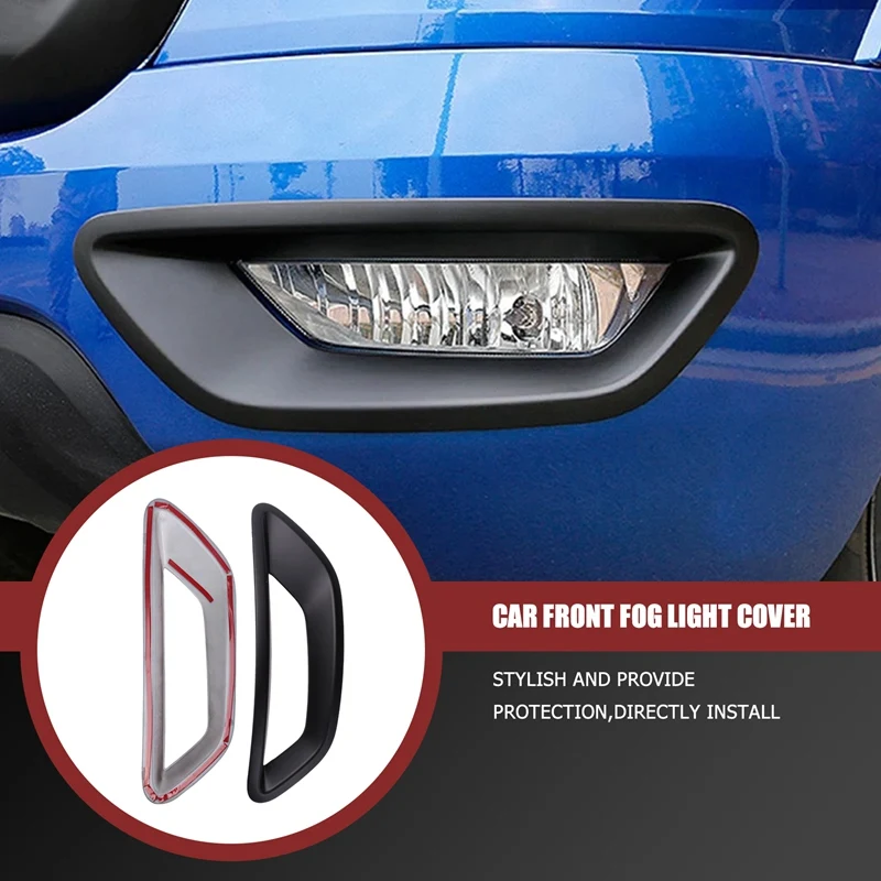 Car Front Fog Light Cover Frame Decoration Accessories For Great Wall Cannon GWM Poer Ute 2019 - 2022