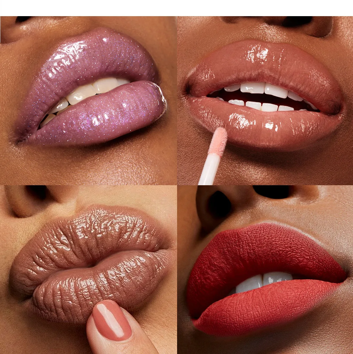 مجموعة ملمع شفاه سائل مكونة من 12 كوبًا غير لاصقًا مع مجموعة ألوان تدوم طويلاً، صندوق هدايا مكياج شفاه غير لامع سهل الاستخدام