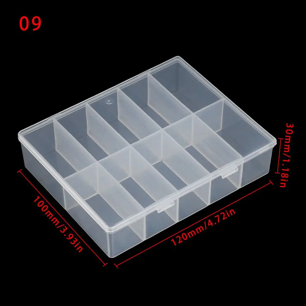 Boîte De Rangement Transparente 36 Compartiments Avec Séparateurs Réglables - Idéale Pour Bijoux & Petits Objets